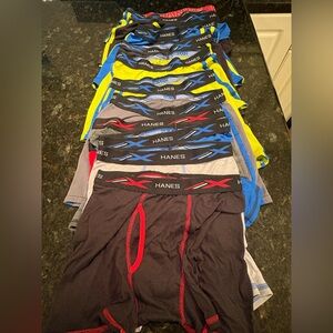 Hanes X-Temp Performance Boxer Briefs Lot of 14 Boys XL Moisture Wicking